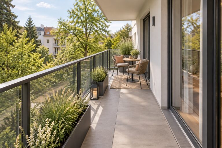 Balkon KI staged