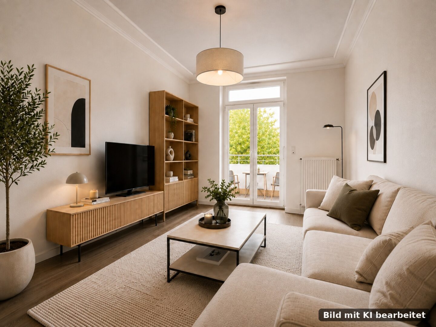 Wohnzimmer Bsp. 1 KI Hinweis