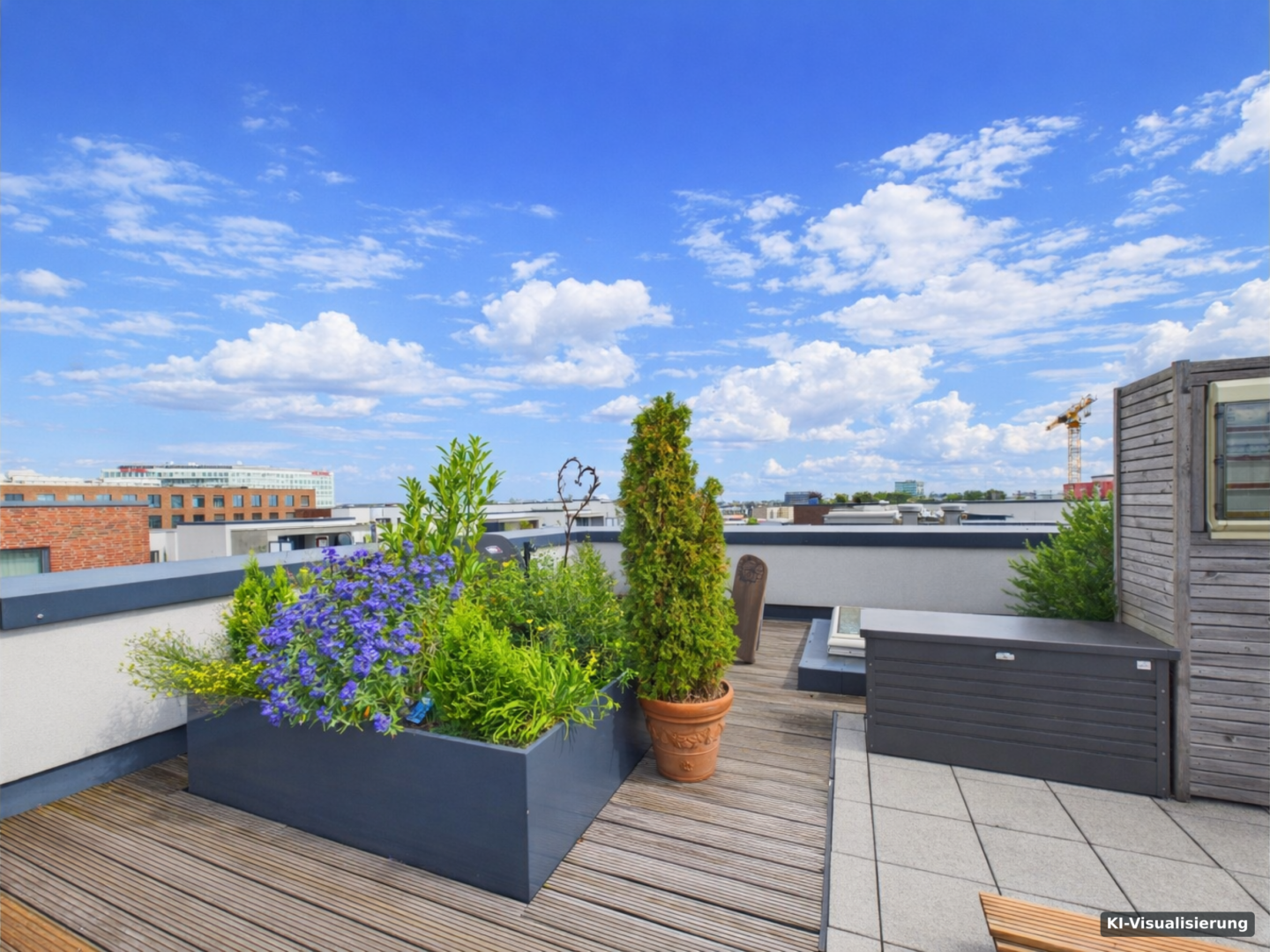 KI-Visualisierung – Ihre private Dachterrasse (KI)