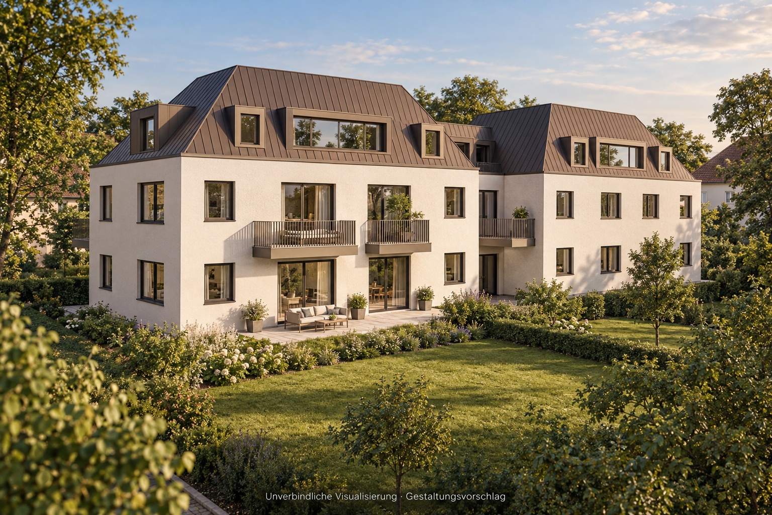 Rendering Gartenperspektive