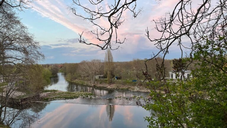 Blick auf die Saale