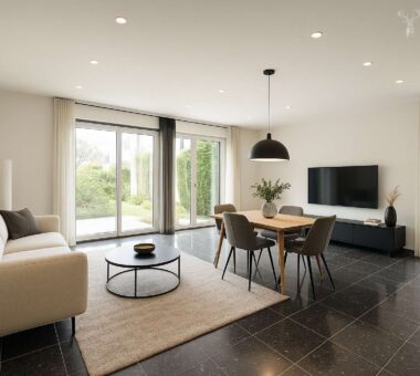 Wohnzimmer - Beispiel Foto Fertig Renoviert