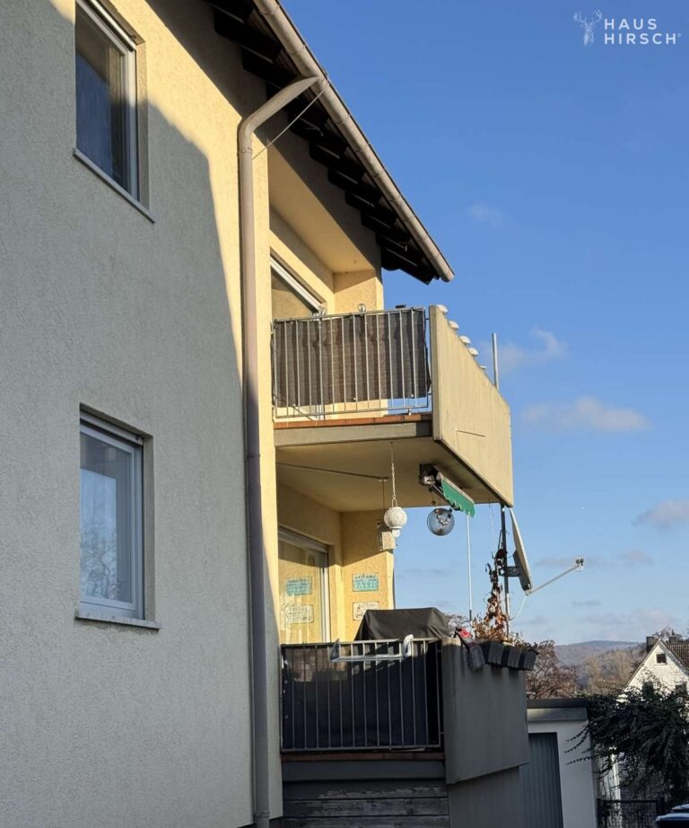 Balkon der Wohnung im 1. OG