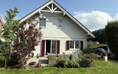 Hausansicht Garten