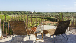 F-4037 Agroturismo-Finca mit herrlichem Weitblick, Pool und Lizenz zwischen Campos und Sa Rapita im Süd-Osten der Insel