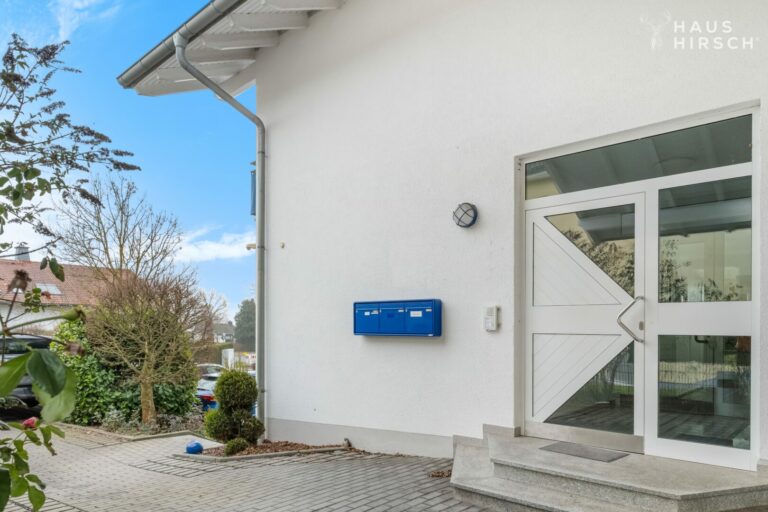 Gepflegter Eingangsbereich