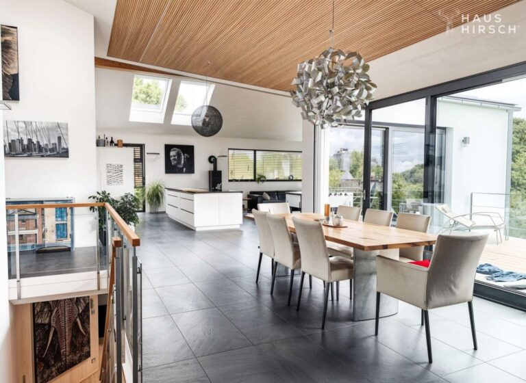 Einzigartiger Wohn- Essbereich
