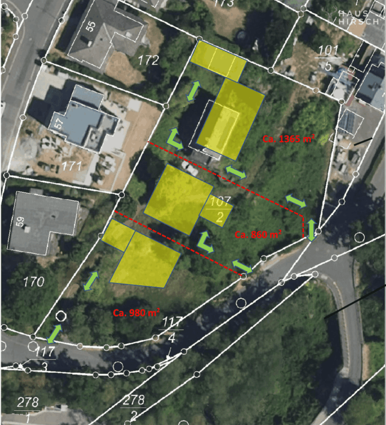 Betrifft unteres Grundstück