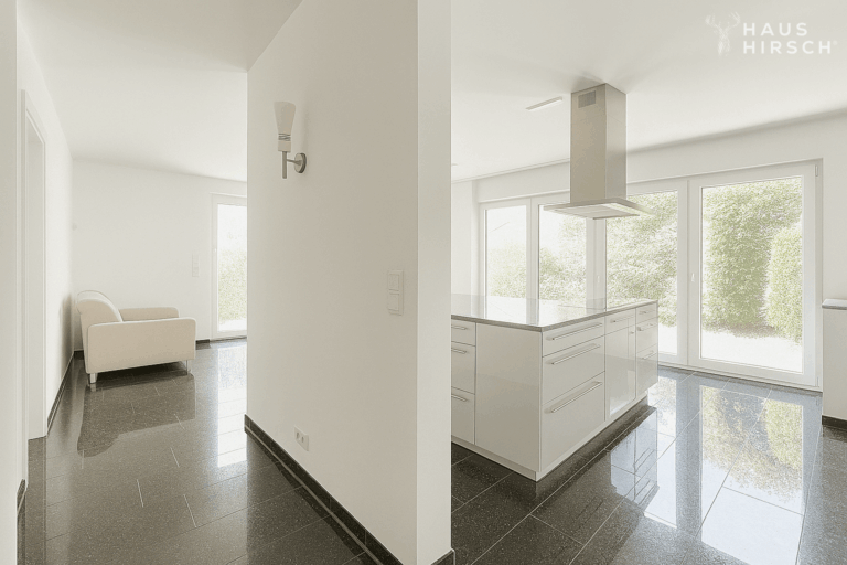 Wohnen/Essen - Beispiel Foto fertig renoviert