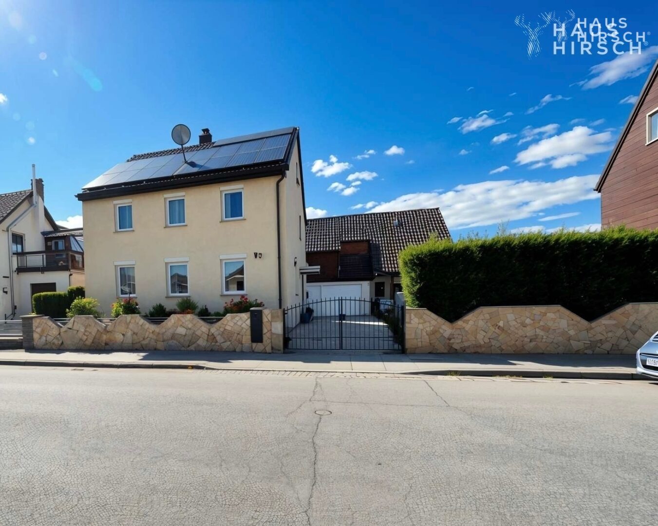 Haus Ansicht Straße