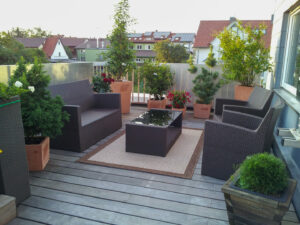 Dachterrasse Sitzecke