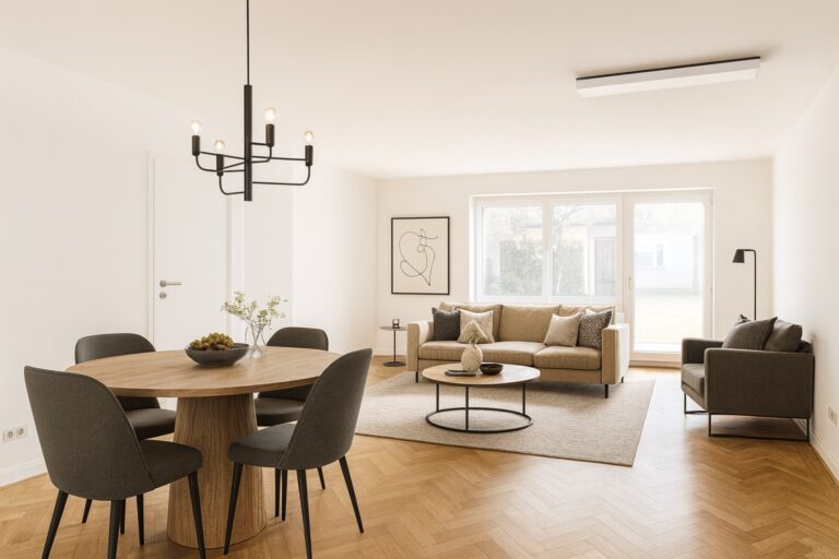 EG Ess-/Wohnzimmer - Beispiel Foto fertig renoviert