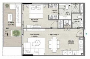 Floor Plan 1 BHK