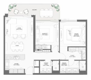 Floor Plan 2 BHK