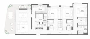 Floor Plan 3 BHK