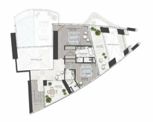 Floor Plan 3 Bedroom Duplex Second Floor