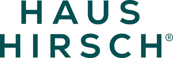 HausHirsch Immobilienmakler Logo Grün Zentral
