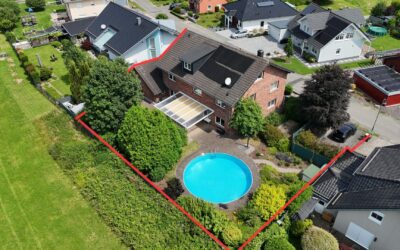 Hausansicht Vogelperspektive