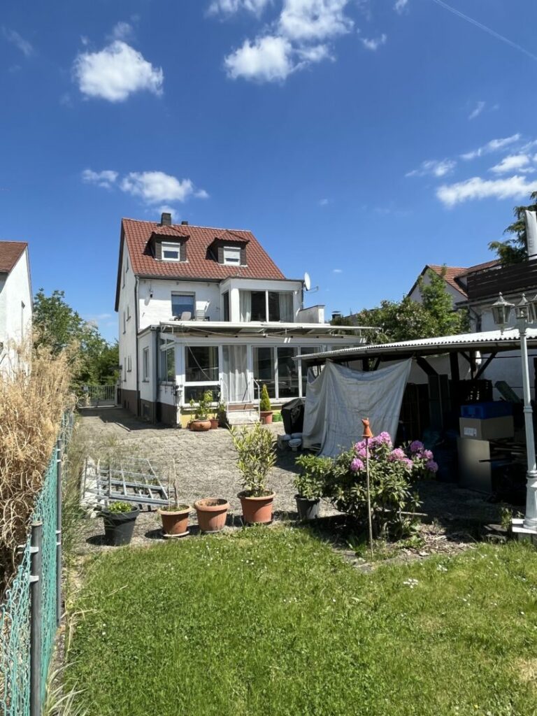 Sicht vom Garten