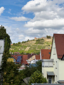 DG Studio Balkon - Blick auf den Hohen Asperg