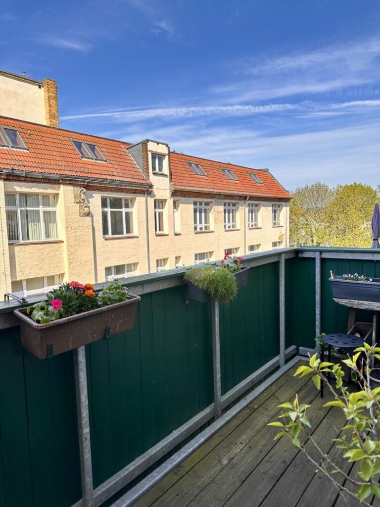 Ausblick Balkon