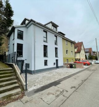 Doppelhaus Straßenansicht
