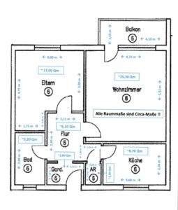 Grundriss Wohnung