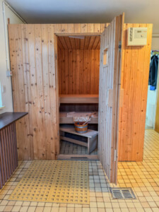 Sauna Gartengeschoss