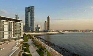 View to the embankment and JBR