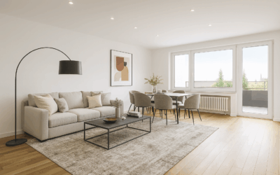 Objekte 5 Wohnzimmer - Beispiel Foto Fertig Renoviert