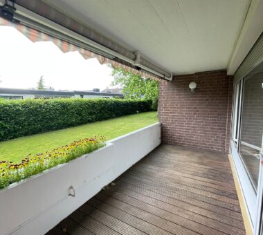 Charmante 3-Zimmer-Erdgeschosswohnung In Ruhiger Wohngegend Mit Idealer Raumaufteilung. 7 Balkon/Terrasse