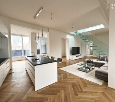 Visualisierung Wohnbereich Und Küche Eingerichtet