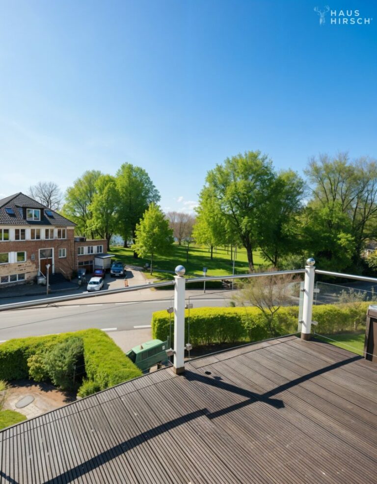 Alster direkt gegenüber