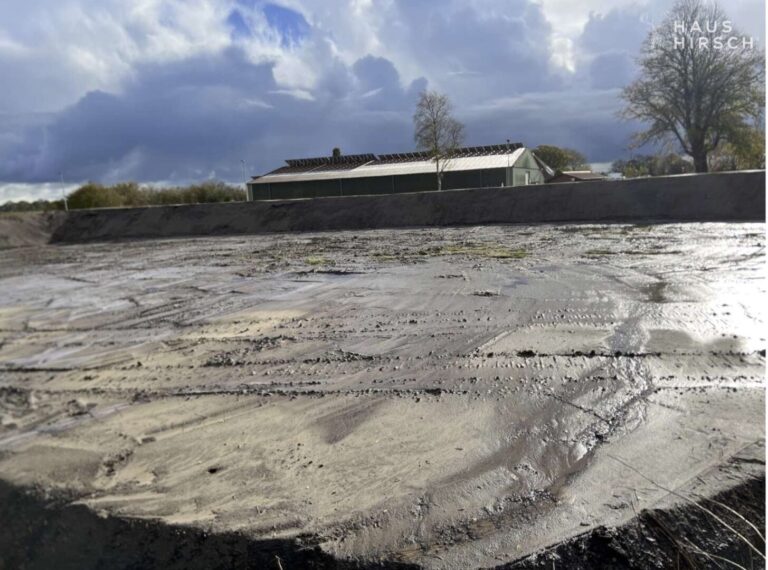 Baugrundstueck Blick von Norden