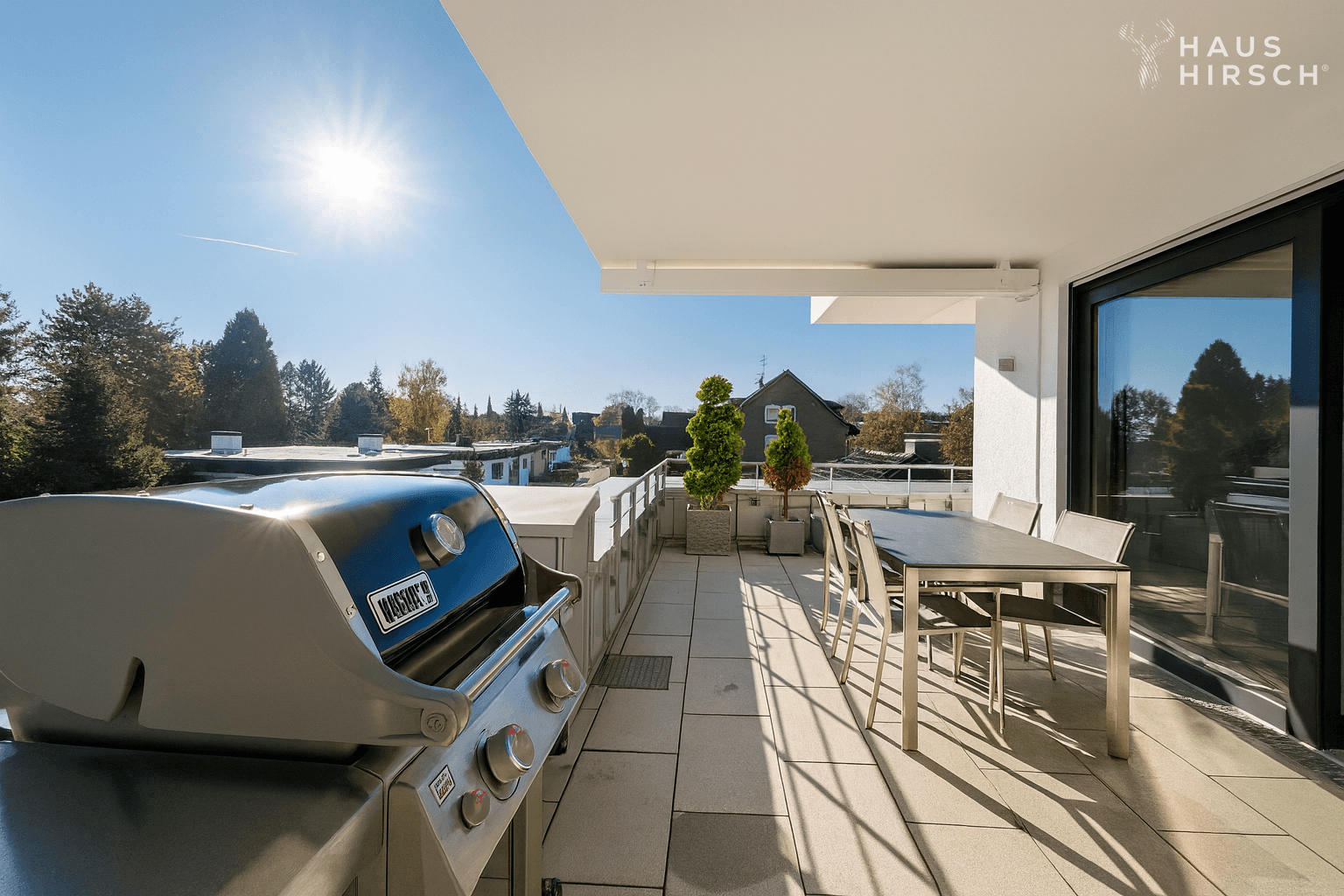 Ausblick Dachterrasse