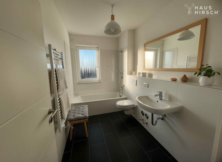 Bad virtuell möbliert