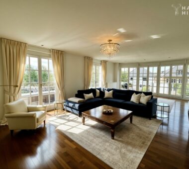 Luxuriöses Wohnzimmer (Ki)