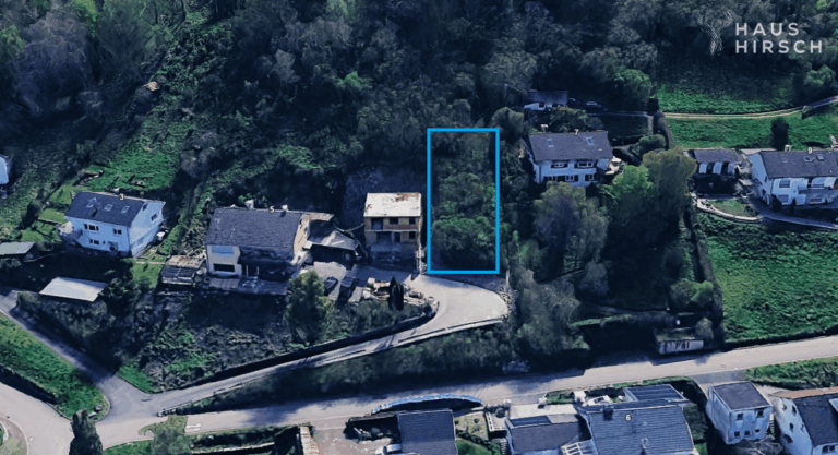 Grundstück von Vorne