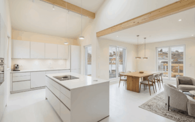 Wohn-Essbereich Mit Küche (Unverb. Illustration)