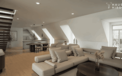 Objekte 17 Loft Wohnbereich Visualisierung