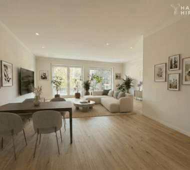 Eg Ess-/Wohnzimmer- Beispiel Foto Fertig Renoviert