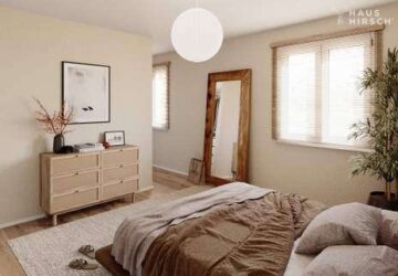 Schlafzimmer - Visualisierung (Beispieldarstellung)