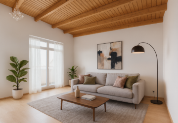 Wohnzimmer Staging