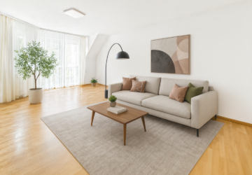 Wohnzimmer Staging