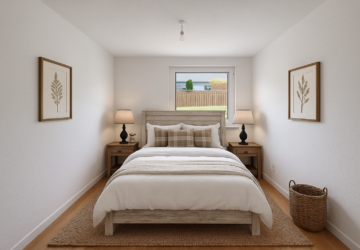 Schlafzimmer  - KI Staging