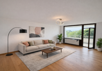Wohnzimmer KI Staging
