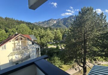Blick vom Balkon