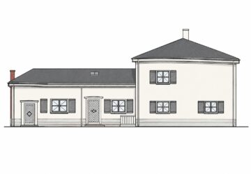 Planung Ansicht Haupthaus