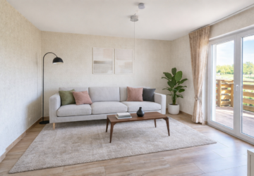 Wohnzimmer EG (KI Staging)