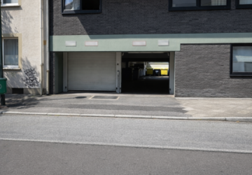 KI-Visualisierung – Einfahrt zum Garagenhof